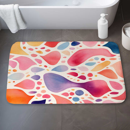 Tapis de bain Splotches - Tapis élégant pour la décoration de salle de bain