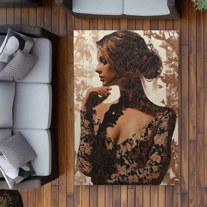 Tapis d'extérieur Contemplation | Tapis de décoration élégant