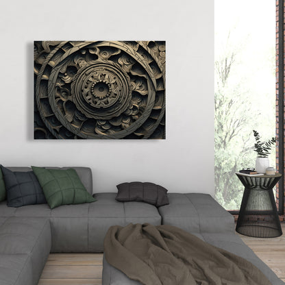 Cycles White Canvas | Elegant Home Decor for Any Room