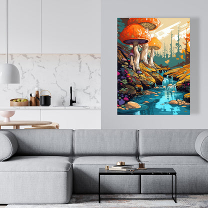 Wisdom Inbound - Red Canvas Art for Stylish Home Decor