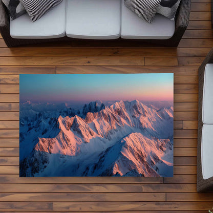 Sunny Peaks Blue Outdoor Area Rug | Stylish Design