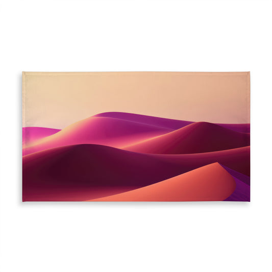 Deep Dunes Purple Indoor Outdoor Tablecloth for Home Decor