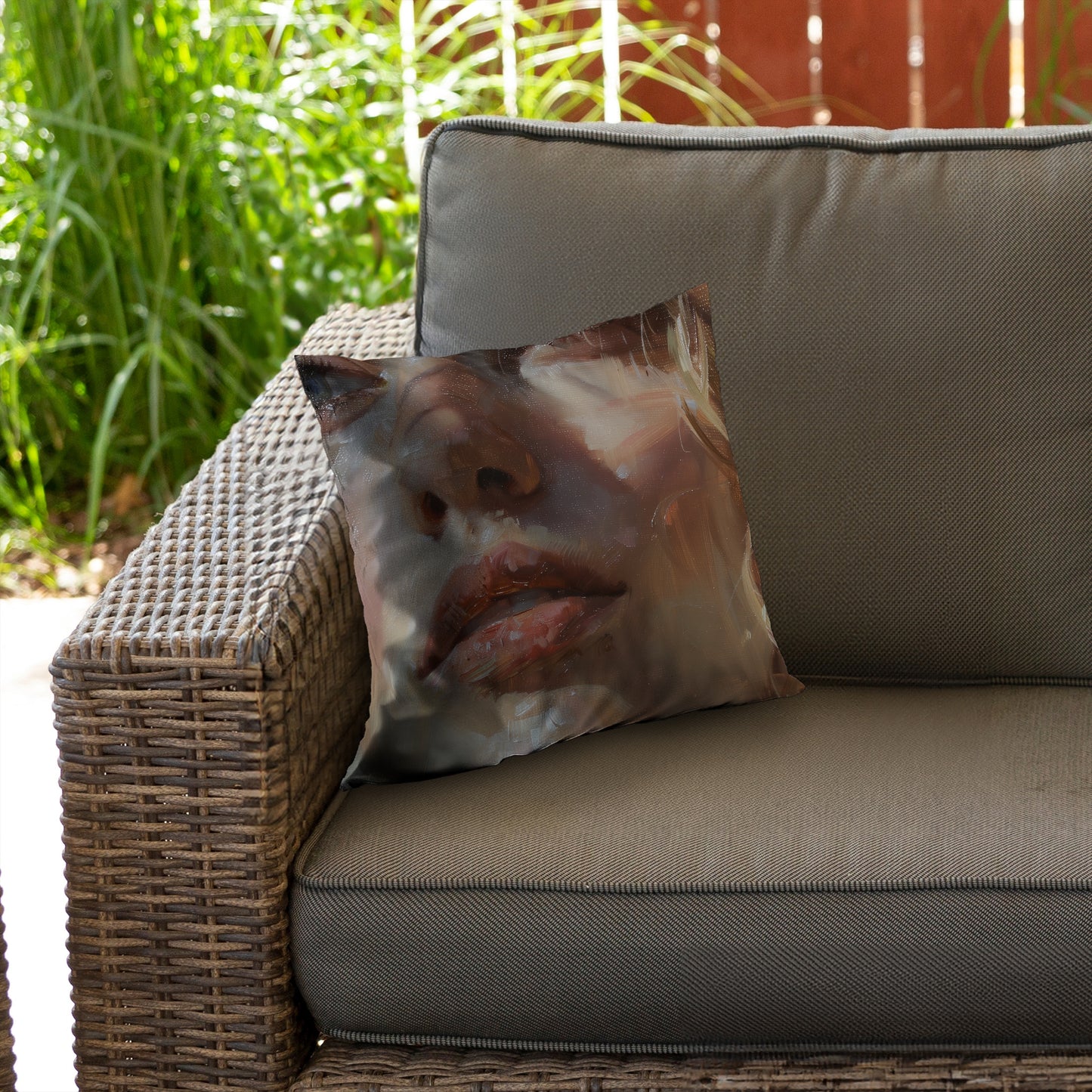 Pulp Beige Poly Twill Throw Pillow Insert for Home Decor