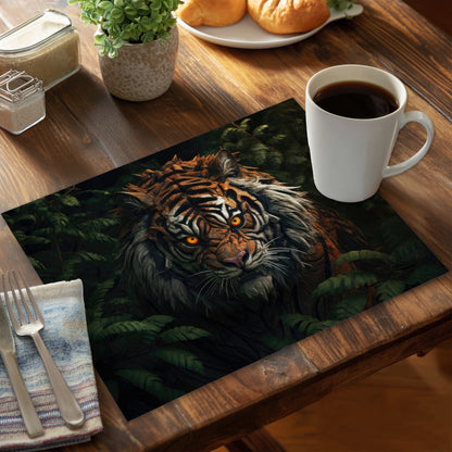 Predator Orange Polyester Placemat - Stylish Home Decor