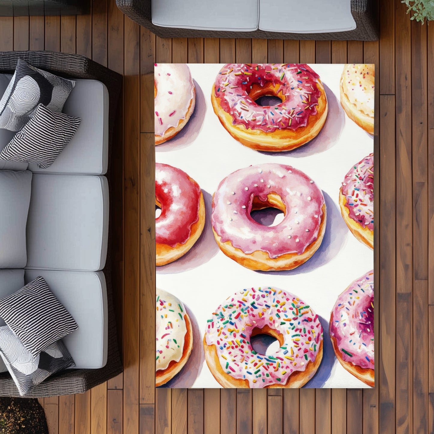 Yummy Pink Outdoor Area Rug | Stylish Home Decor Accent