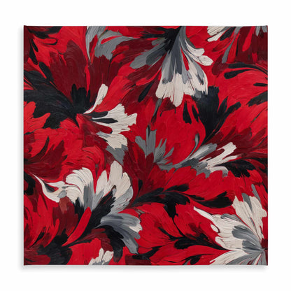 Red Flow Indoor Outdoor Tablecloth | Stylish Home Decor