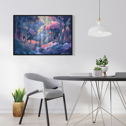 Beams - 36"x36" Framed canvas