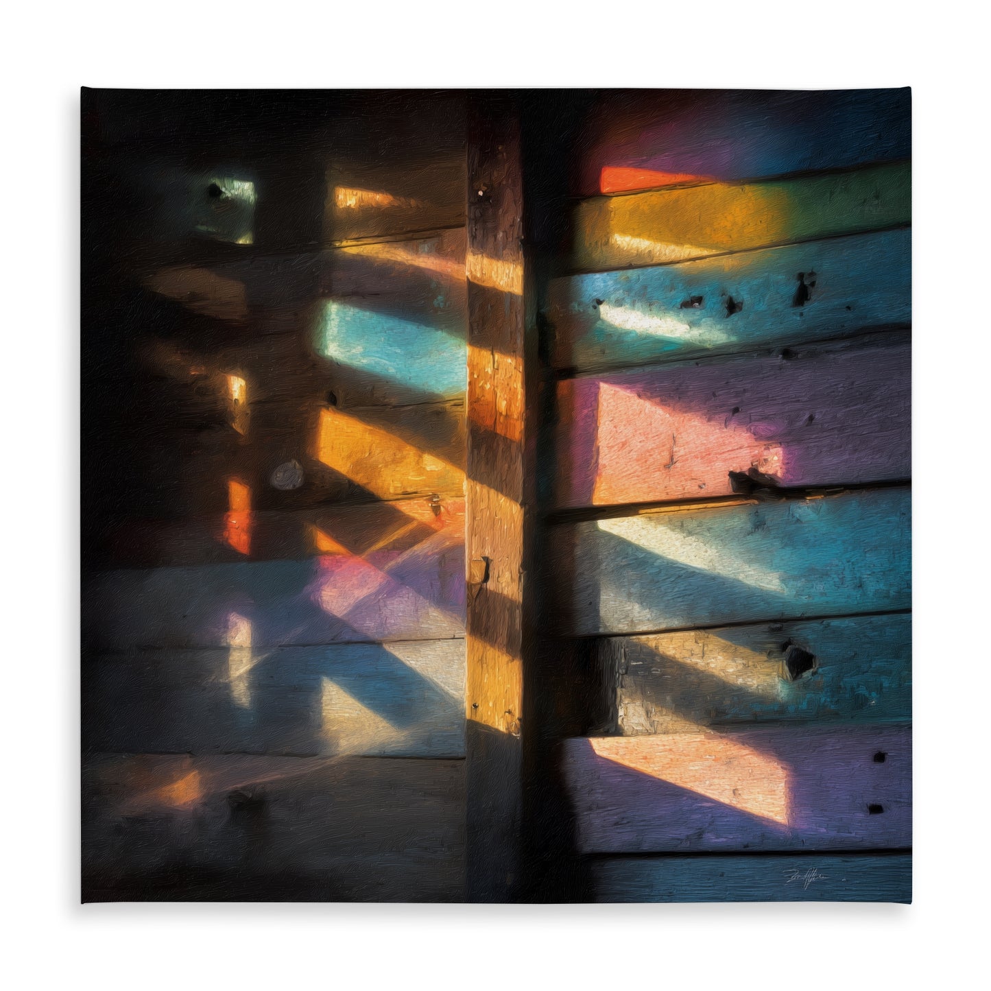 Casting Rainbows Tablecloth | Indoor Outdoor Home Decor