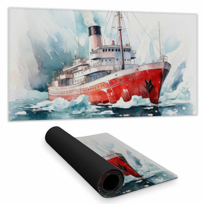 Tapis de bureau Icebreaker – Décoration d'intérieur élégante, Surface durable