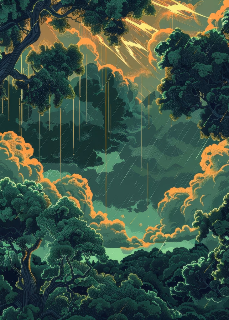 Drops Green Bath Mat for Home Decor | Soft and Stylish