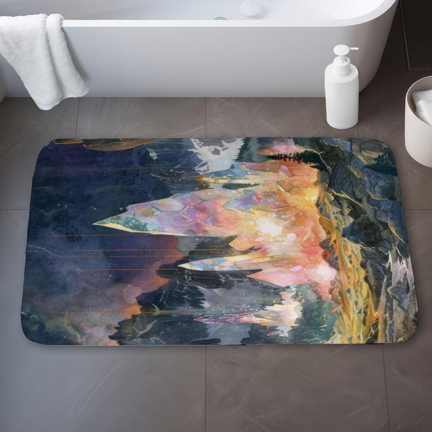 Growing strong - 17"x24" Bath mat