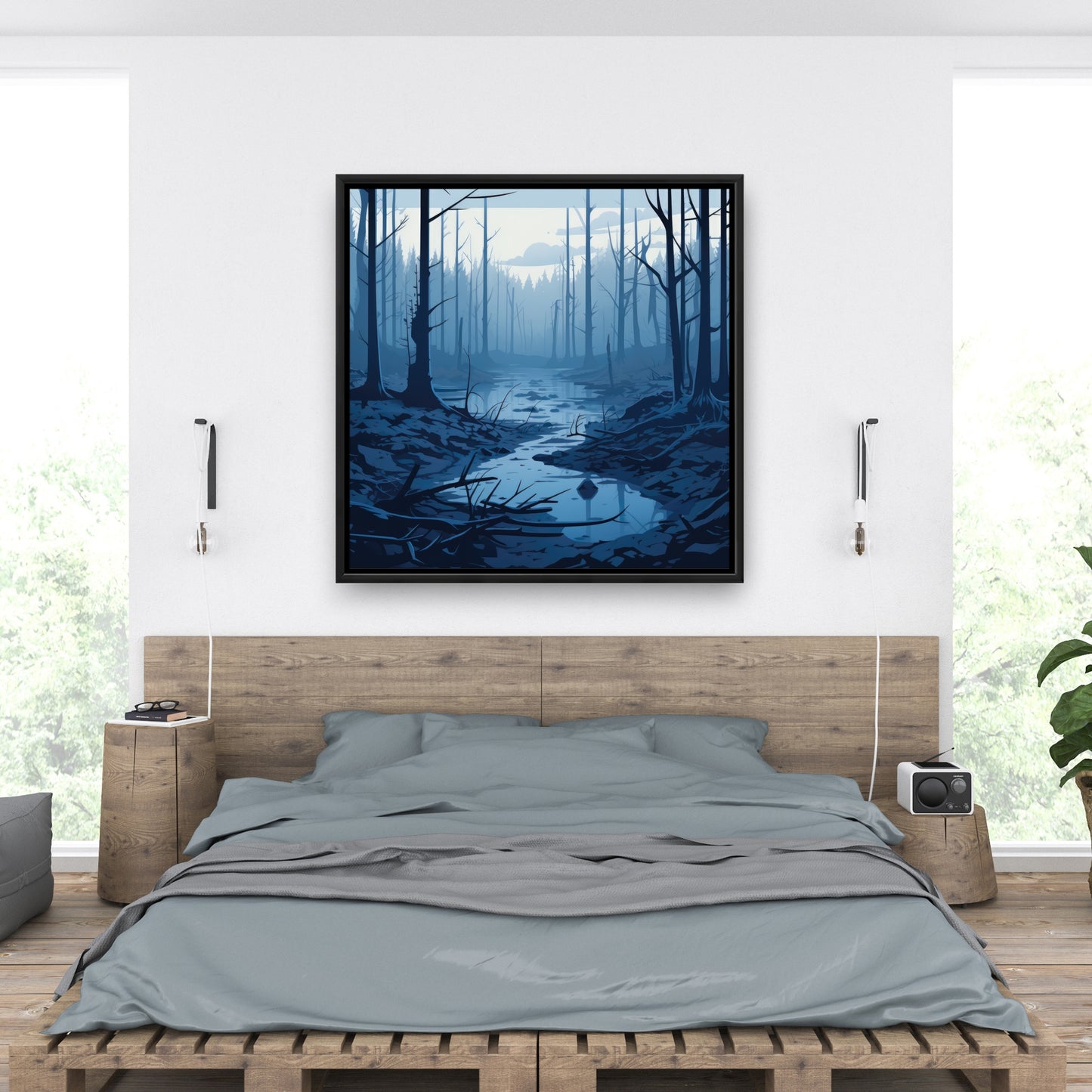 Dead lands - 36"x36" Framed canvas