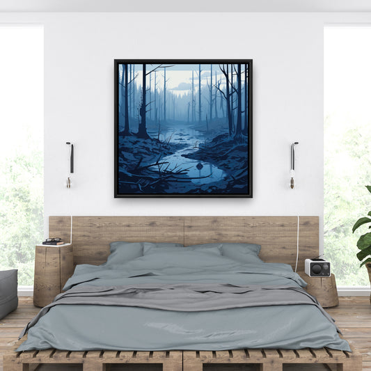 Dead lands - 36"x36" Framed canvas