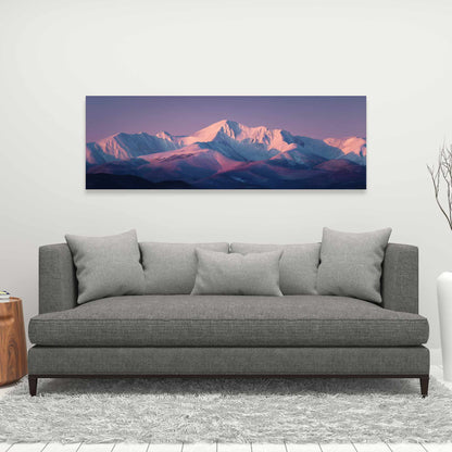 Rising Snow - White Canvas Art for Elegant Home Decor