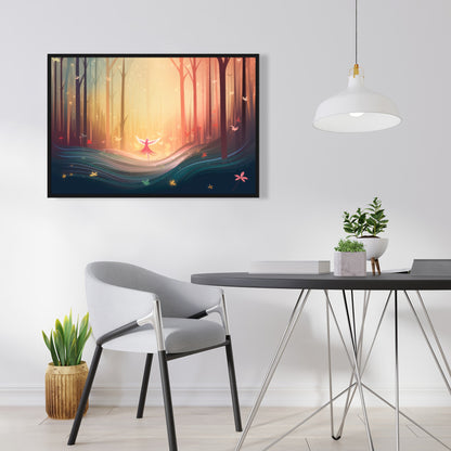 Enchanted - 36"x36" Framed canvas