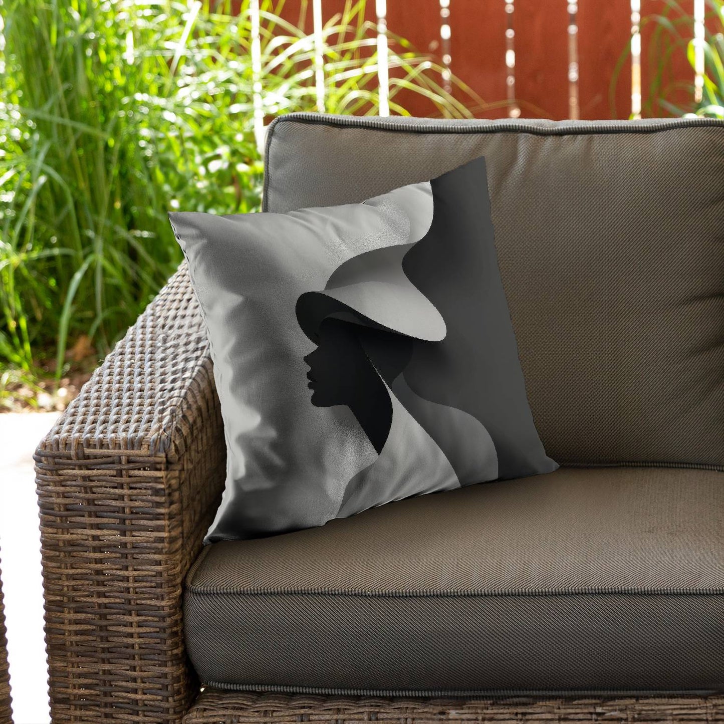 Duality - Throw pillow - Print on demand