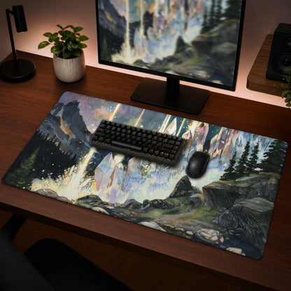 Magical Beams Gaming Mat | Stylish Home Decor Play Surface