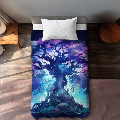 Make a wish White Duvet Cover - Elegant Home Decor Item