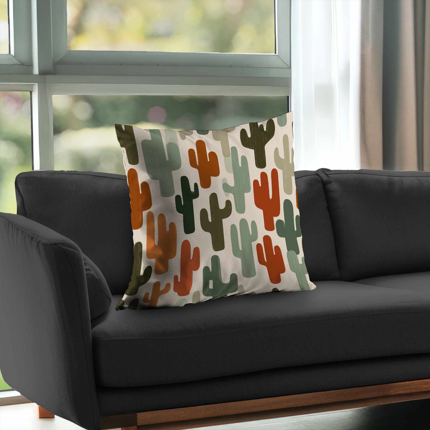 Desert Echoes Throw Pillow - Stylish Poly Twill Home Decor