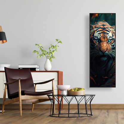 Observed - Orange Framed Canvas Art for Home Decor