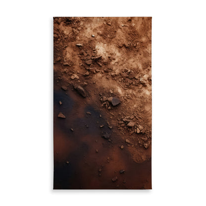 The Dark Patch White Indoor/Outdoor Tablecloth