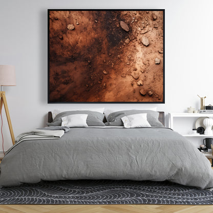 Digging - 36"x36" Framed canvas