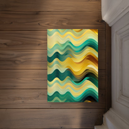 Rich by Design Yellow Indoor Outdoor Door Mat - Home Decor