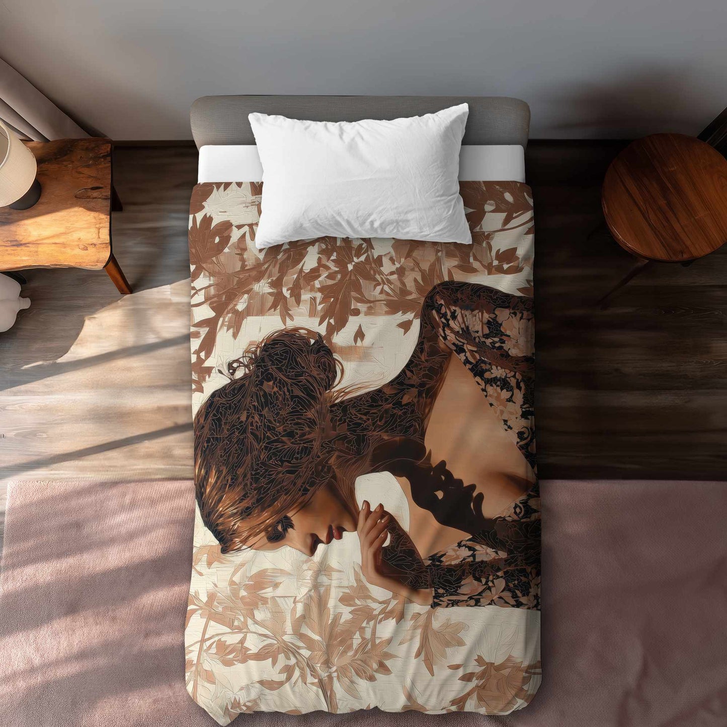 Housse de couette Contemplation | Linge de lit élégant pour la maison