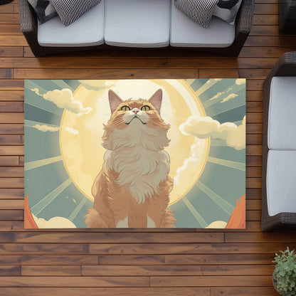 Moewing Above Beige Outdoor Area Rug - Home Decor Essential