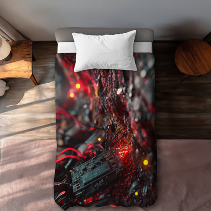 Beep boop - 88"x88" Duvet Cover