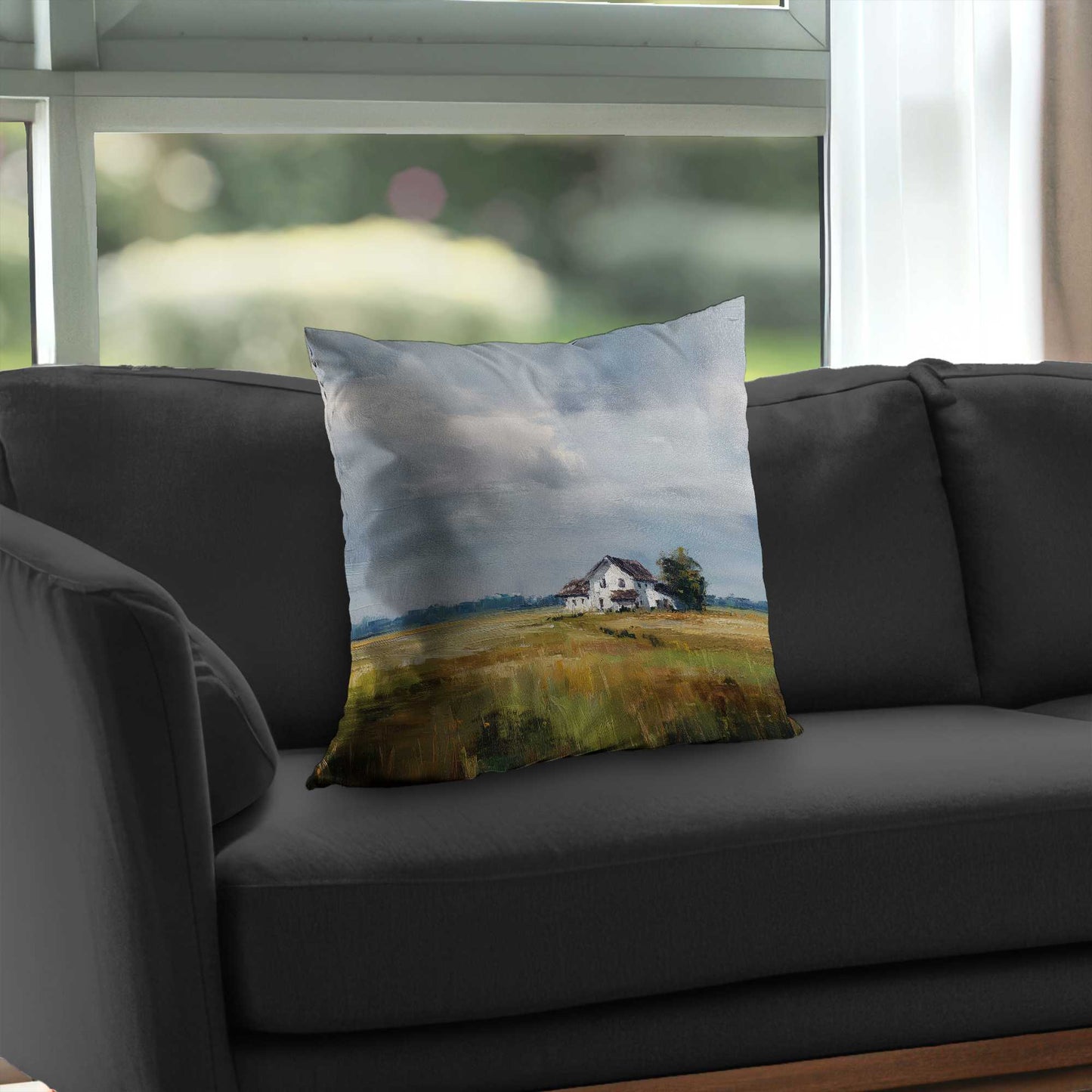 Marsh Poly Twill Throw Pillow - Stylish Home Decor Accent
