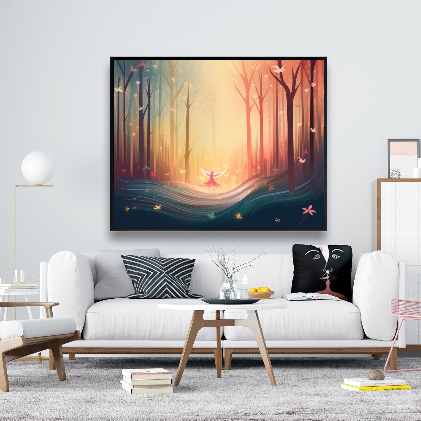 Enchanted - 36"x36" Framed canvas