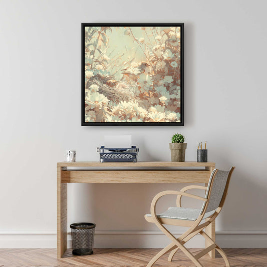 The Nest - Framed Canvas Home Decor for Elegant Spaces