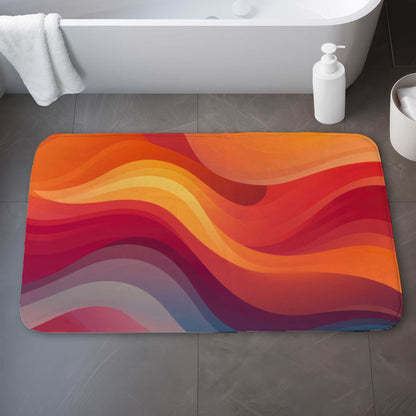 Sunlit Fog Bath Mat | Soft, Stylish Home Decor Rug