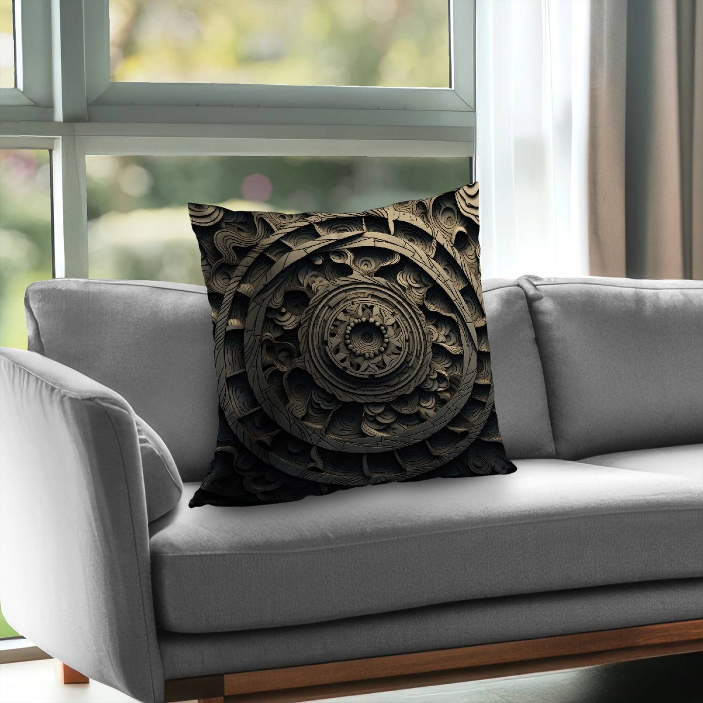 Cycles - Throw pillow - Print on demand