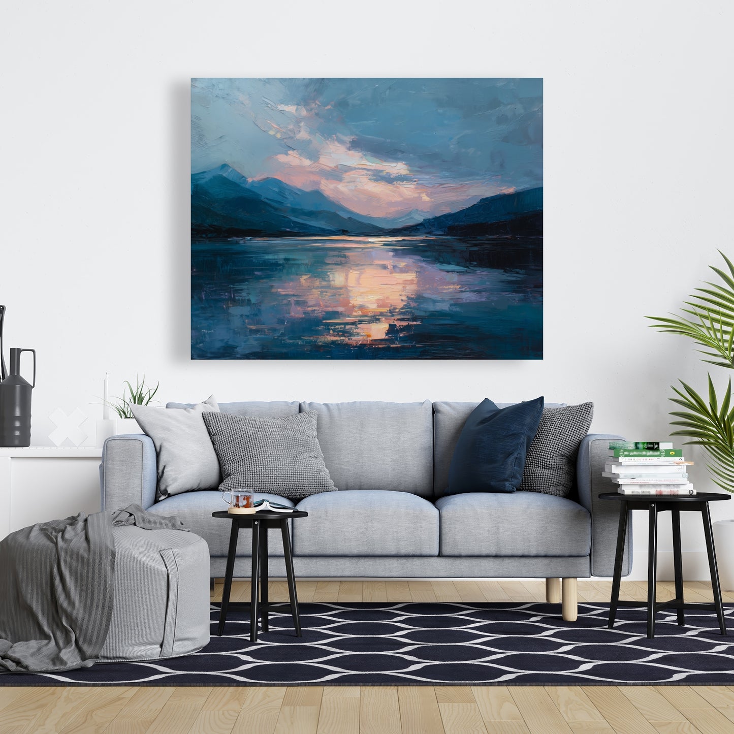 Reflect Pink Canvas - Stylish Home Decor Accent Piece