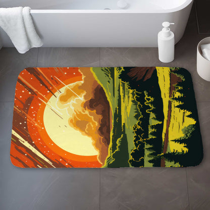 Tapis de bain « Last Days » | Décoration d'intérieur élégante, doux et durable