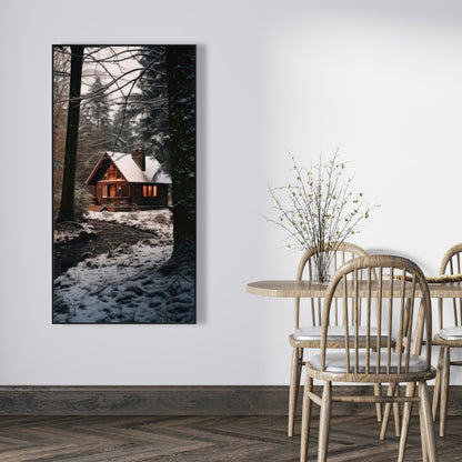 By the river - 36"x36" Framed canvas