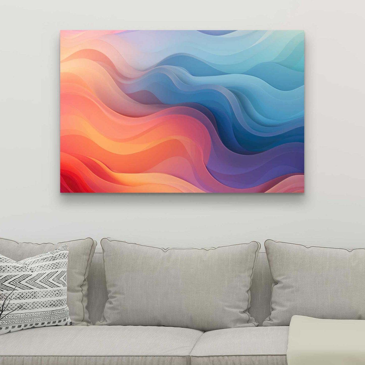 Sweet dreams - Blue Canvas for Stylish Home Decor