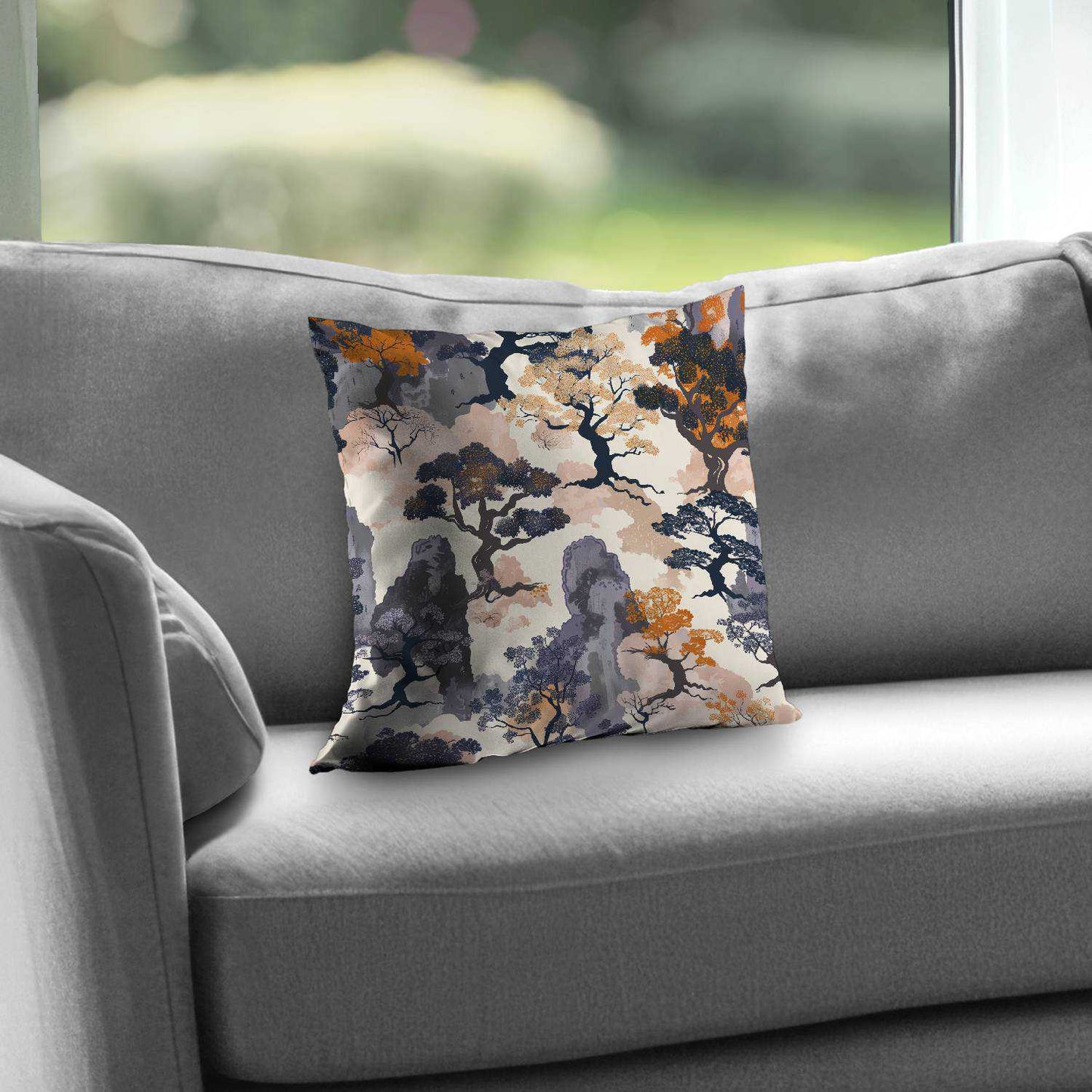 Voidless Poly Twill Throw Pillow - Stylish Home Decor Accent