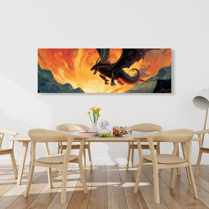 Hope for Mercy - Orange Canvas Home Decor | Vibrant Art Piece