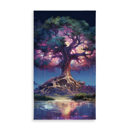 The power of nature Pink Indoor Outdoor Tablecloth