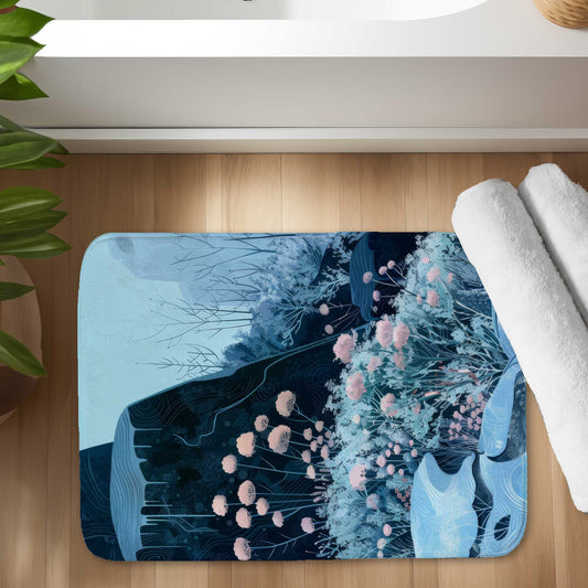 Annual Freeze Beige Bath Mat | Stylish Home Decor Accessory