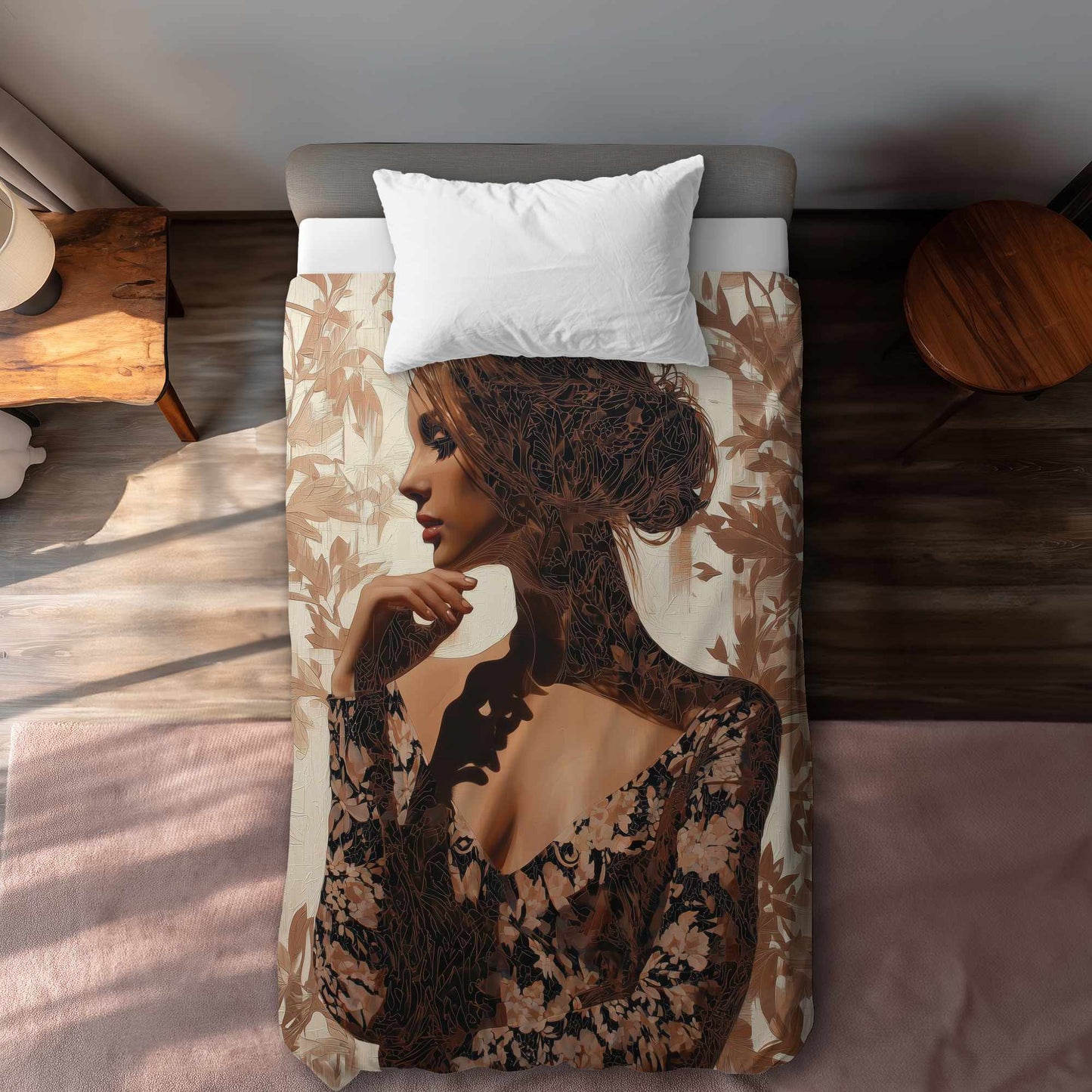 Housse de couette Contemplation | Linge de lit élégant pour la maison
