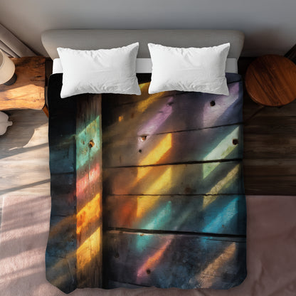 Housse de couette « Rainbow Glint » – Accent décoratif coloré pour la maison