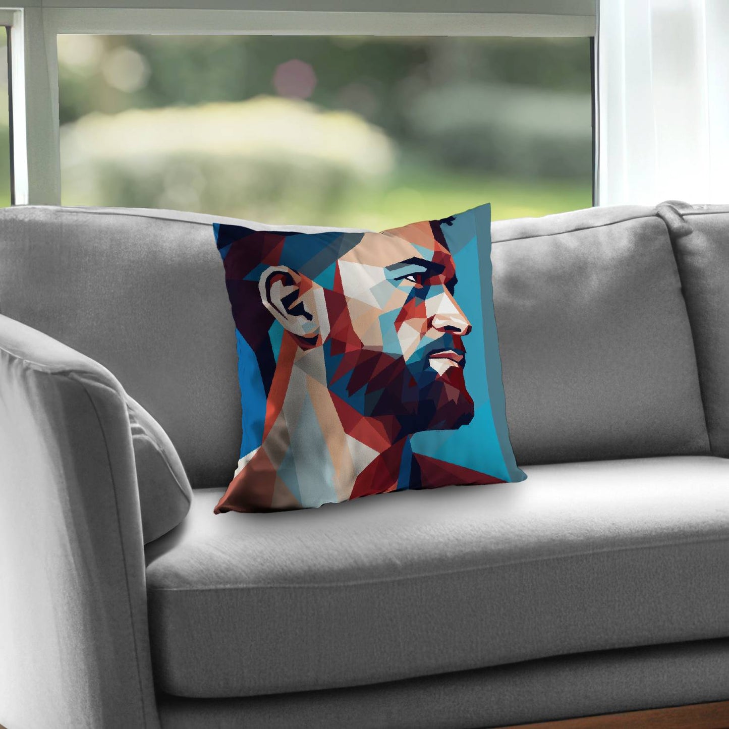 Essence of men - Throw pillow - Print on demand