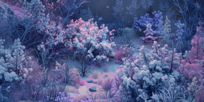 Cold Night Desk Mat - Stylish Home Decor, Durable Surface