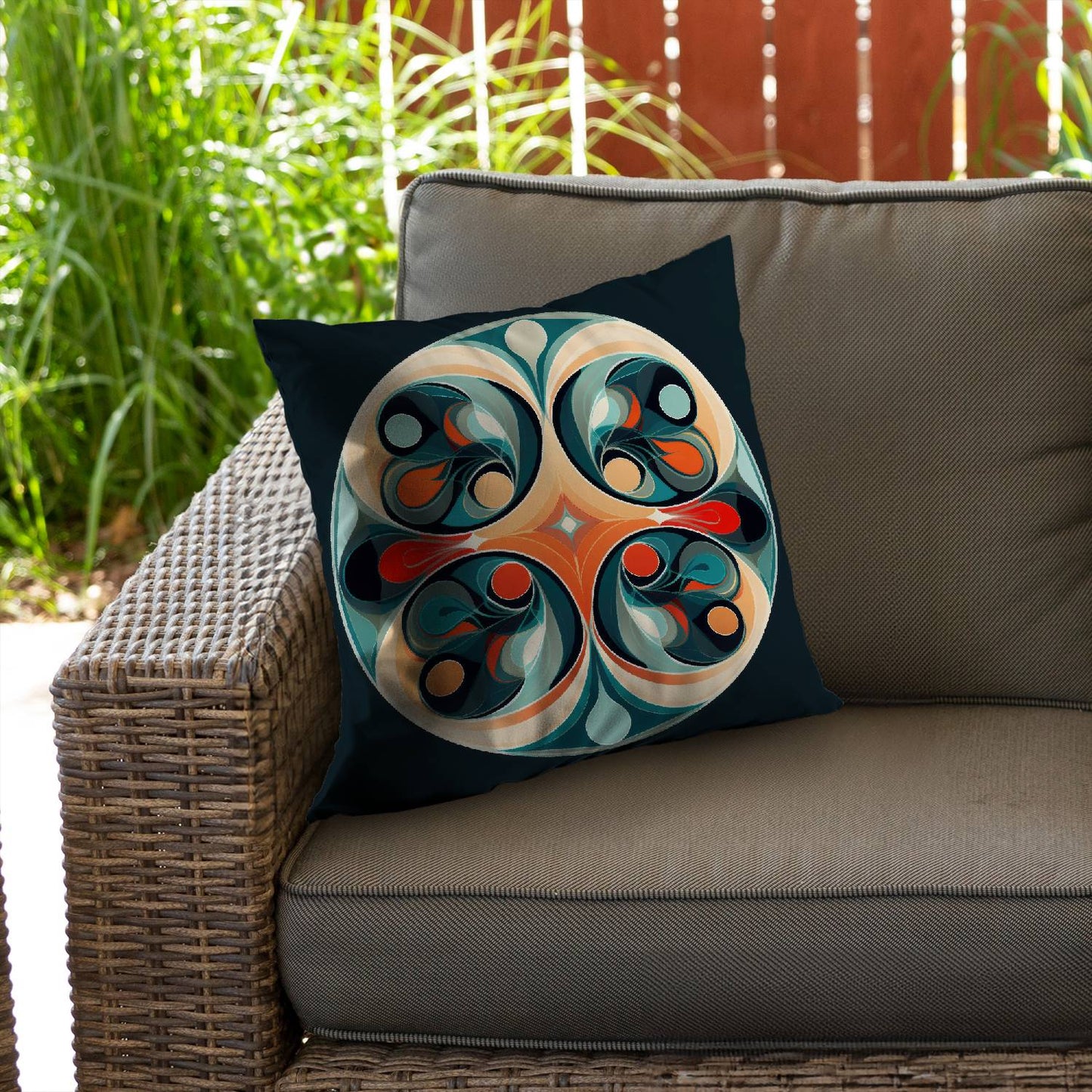 Opening your mind - Throw pillow - Print on demand