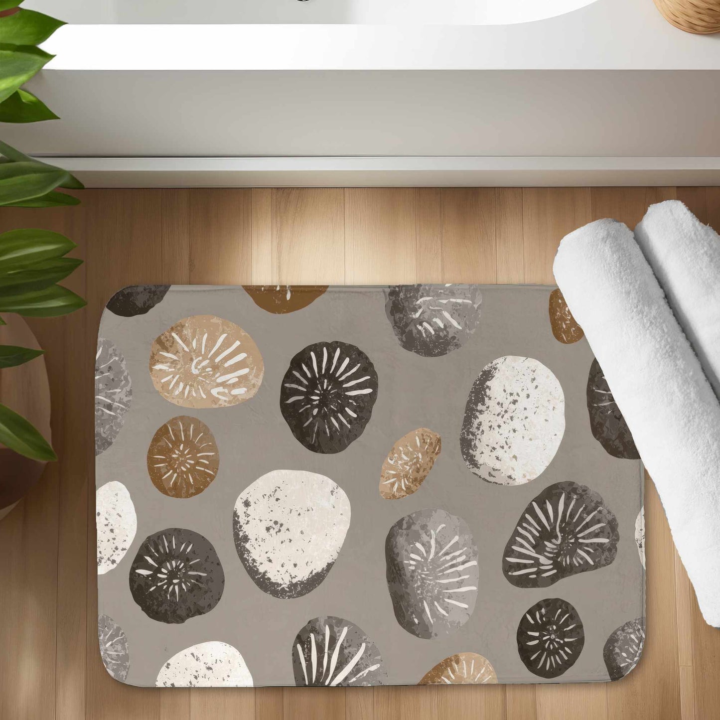 Earthstone Echoes Bath Mat | Stylish Home Decor Accent