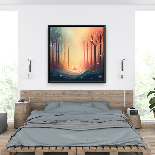 Enchanted - 36"x36" Framed canvas